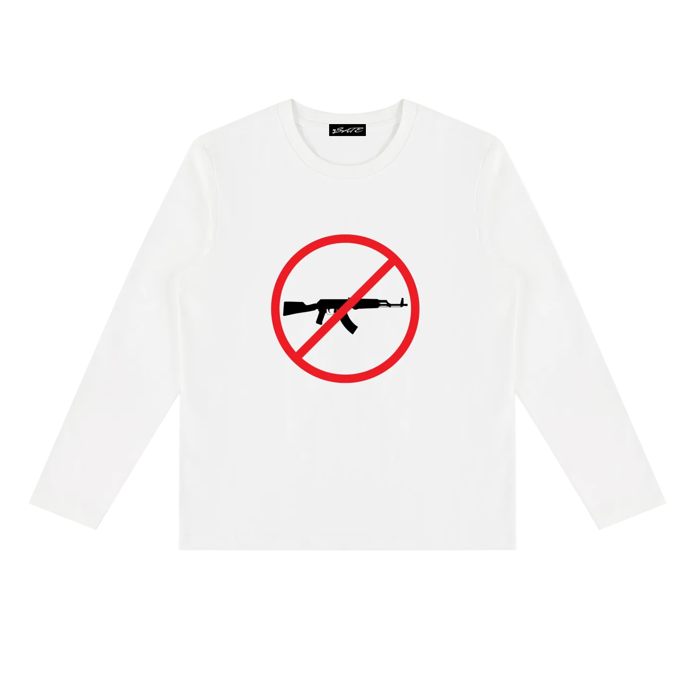 SATE “no weapons” long sleeve T-shirt