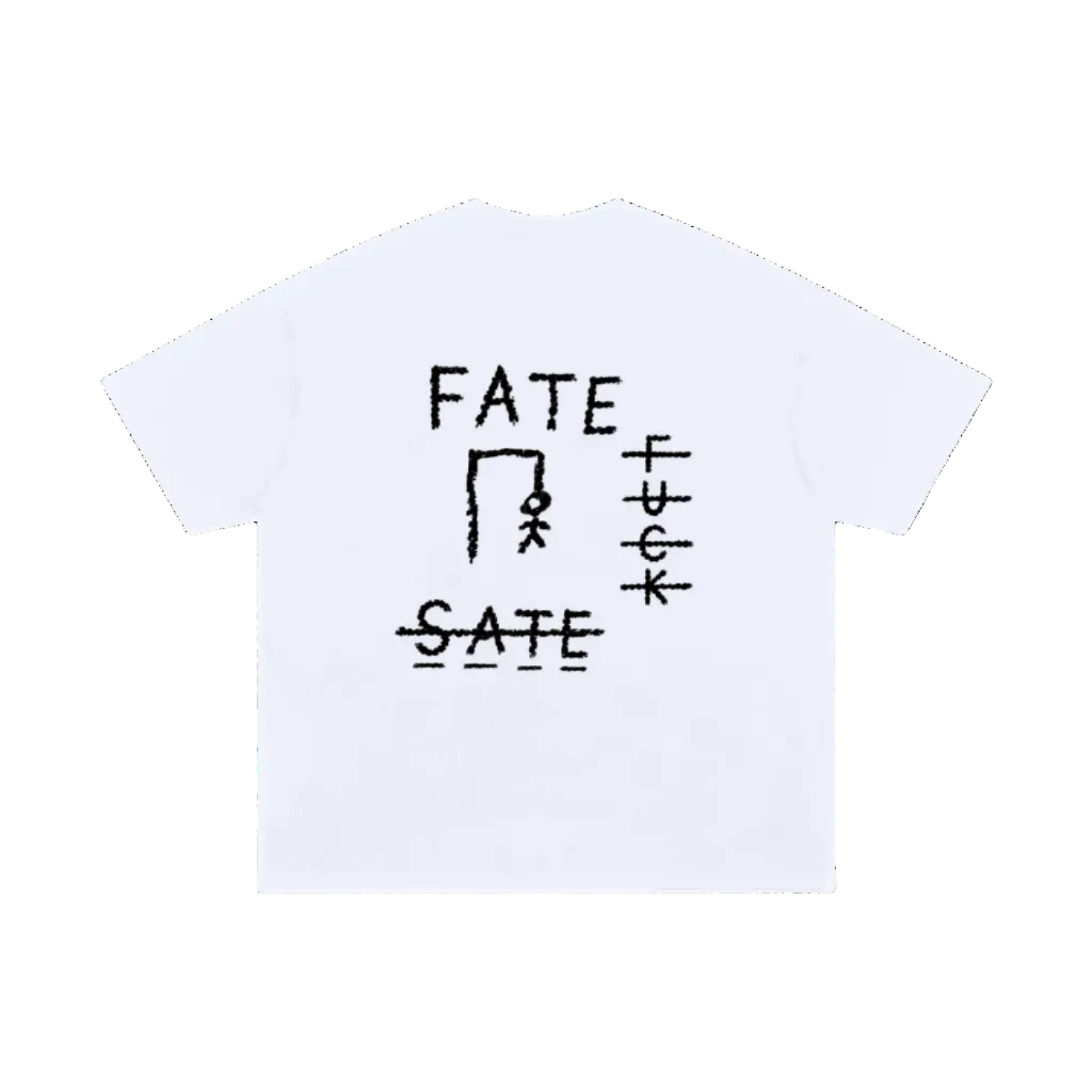 SATE hangman T-shirt (white)