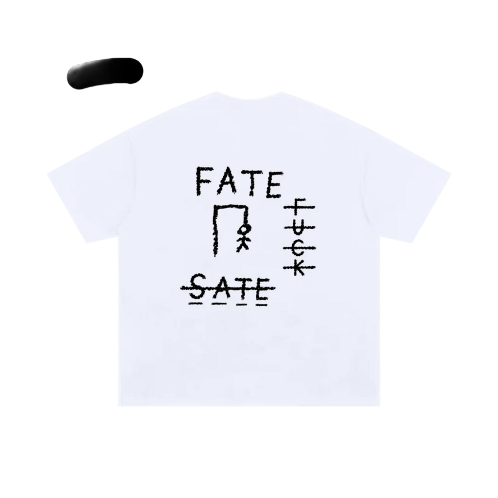 SATE hangman T-shirt (white)
