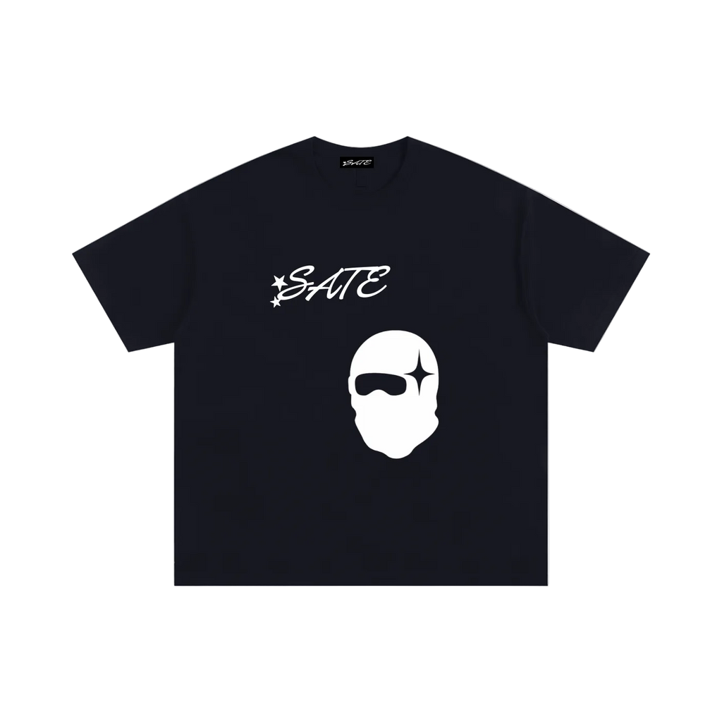 SATE "look up at it" T-shirt (black)